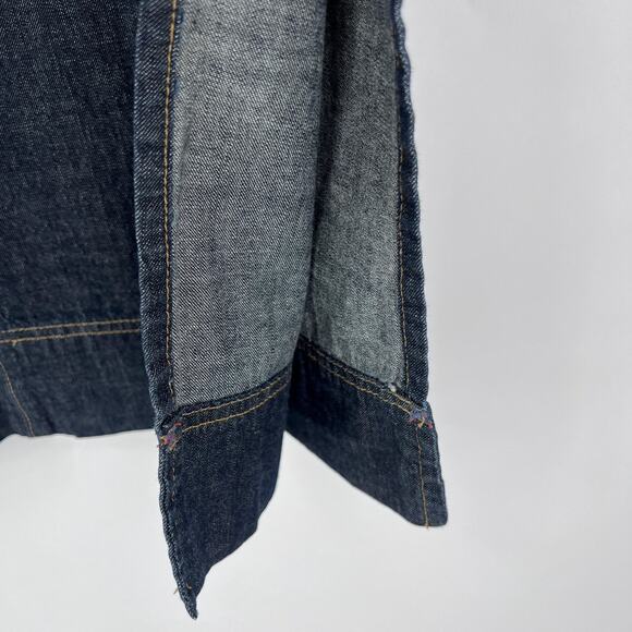 vintage Y2K denim maxi skirt Mavi Mandy raver rave kids 90s - Picture 5 of 9